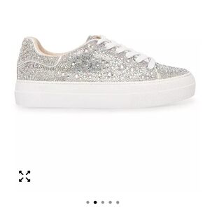 Betsey Johnson Sparkling Rhinestone Sneakers